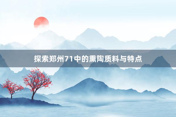 探索郑州71中的熏陶质料与特点